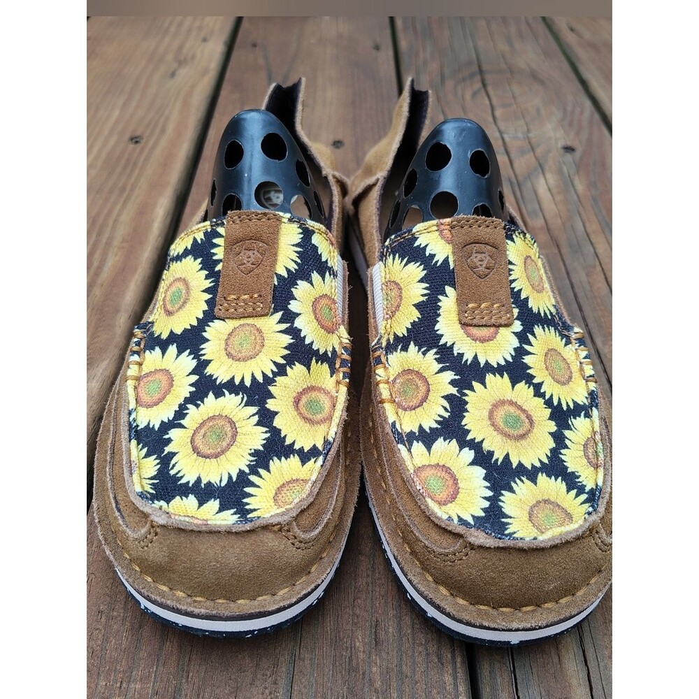 Ariat Brown Field of Sun Cruiser Shoes Moc-Toe Size 9B New